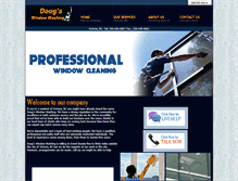 Tablet Screenshot of dougswindowcleaning.com